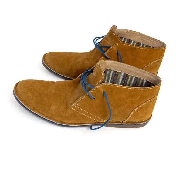 Clarks Suede Desert Chukka Boots in Tan - Picture 1 of 7